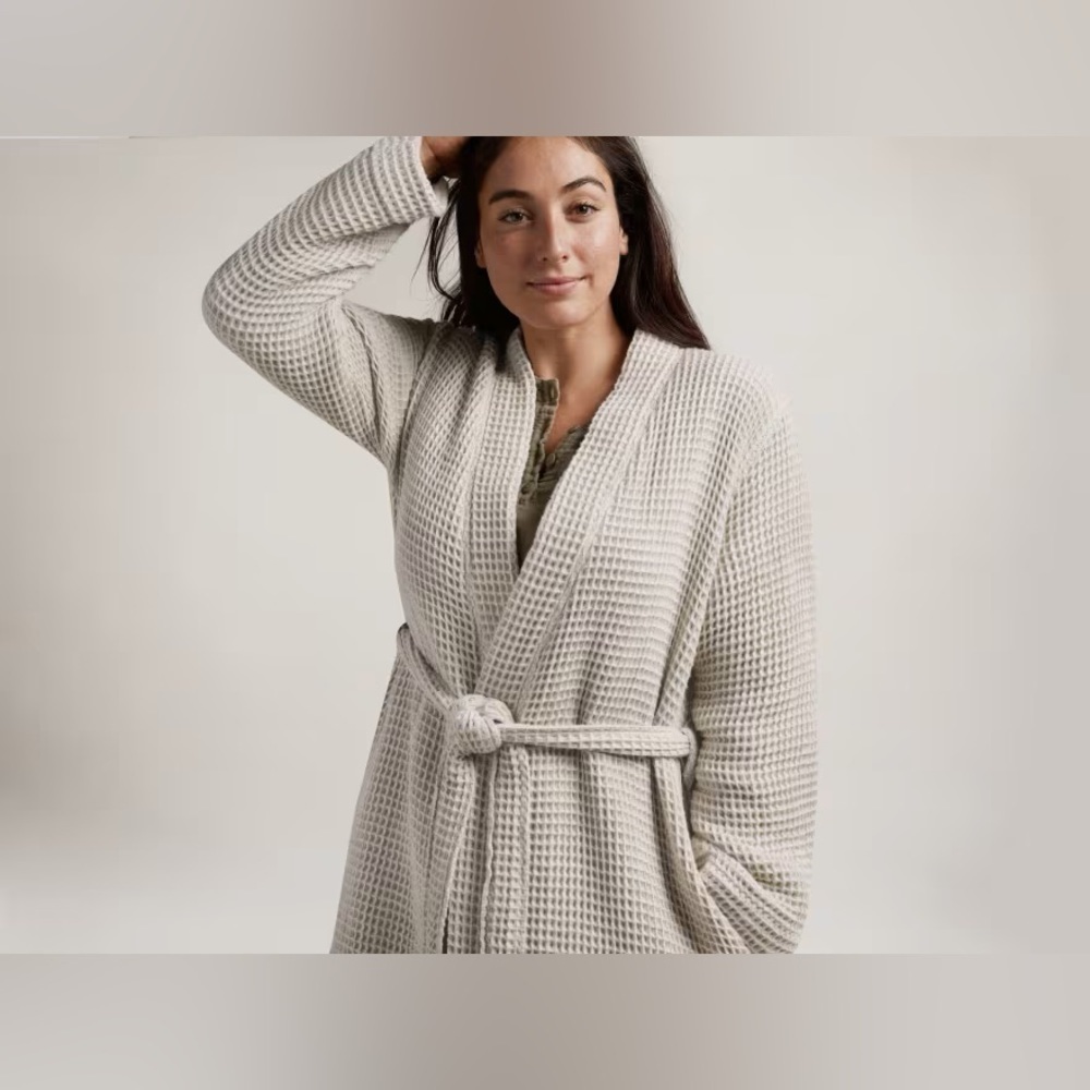 PARACHUTE Tan Waffle Robe *Missing belt